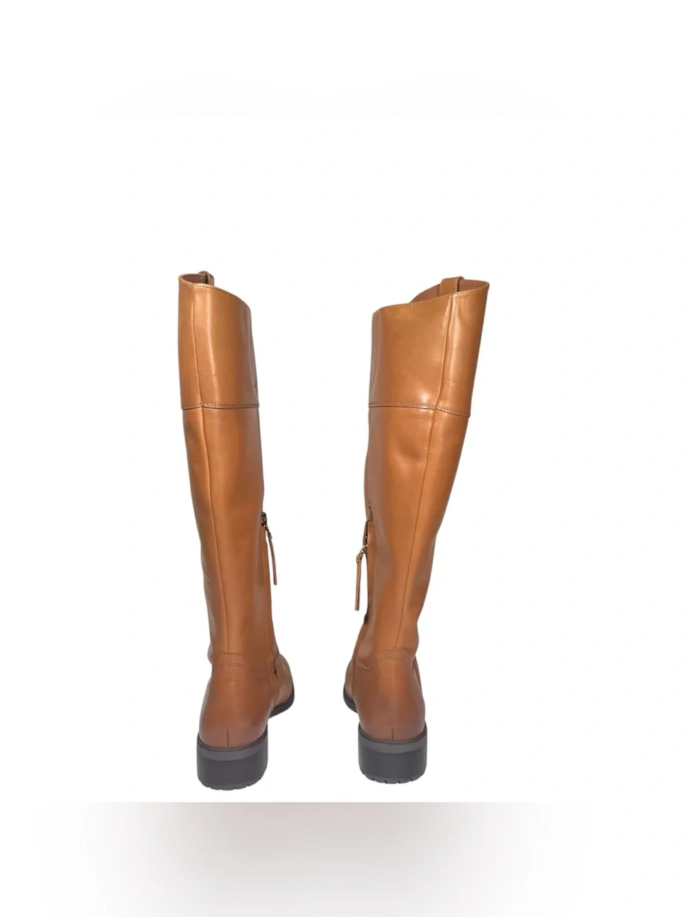 Sam Edelman Drina Leather Wide Calf Knee High Tall Riding Boots